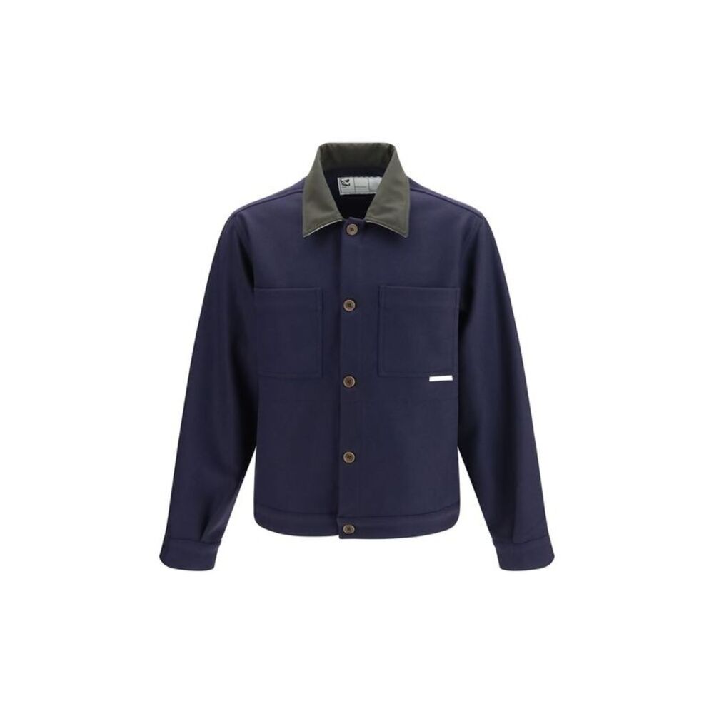 GR10K Blue Wool Oves Aries Men's Jacket